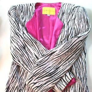 Zebra print jacket